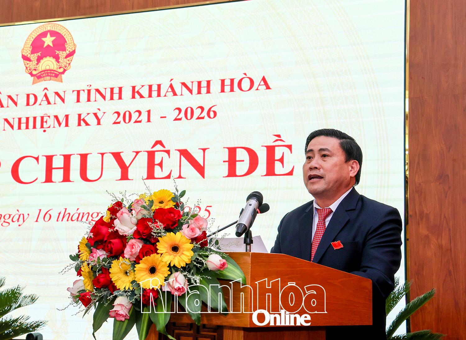 Đồng chí Lâm Đông được bầu giữ chức vụ Chủ tịch HĐND tỉnh Khánh Hòa khóa VII, nhiệm kỳ 2021 - 2026