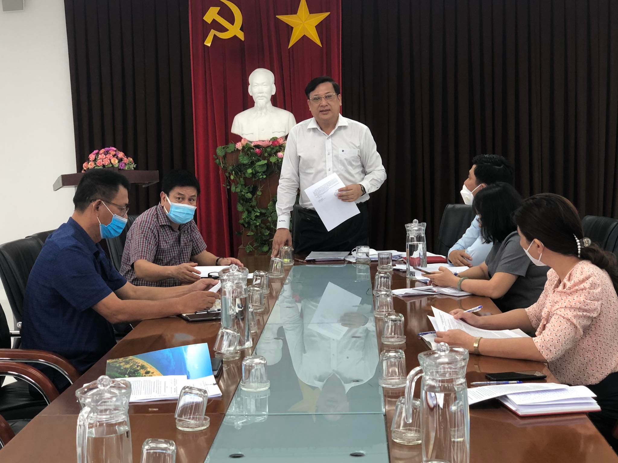 Kiểm tra công tác phòng, chống dịch Covid-19 tại Đài Phát thanh và Truyền hình Khánh Hòa và Báo Khánh Hòa