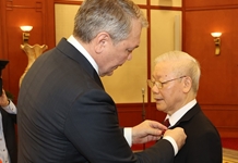 Tổng Bí thư Nguyễn Phú Trọng nhận Giải thưởng Lenin của Đảng Cộng sản Nga