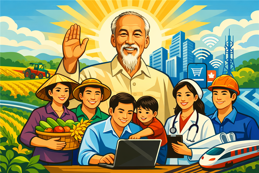 Nguyên tắc "của dân, do dân, vì dân" trong tư tưởng Hồ Chí Minh và ý nghĩa trong xây dựng chính quyền thời kỳ chuyển đổi số hiện nay