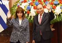 Chủ tịch nước chủ trì lễ đón và hội đàm với Tổng thống Hy Lạp tại Hà Nội