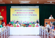 Xây dựng văn hóa liêm chính trong hoạt động công vụ ở Việt Nam hiện nay