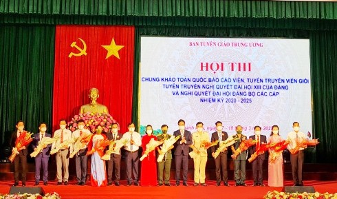 Khai mạc Hội thi chung khảo báo cáo viên, tuyên truyền viên giỏi toàn quốc