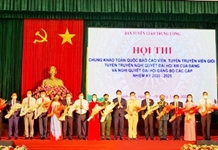 Khai mạc Hội thi chung khảo báo cáo viên, tuyên truyền viên giỏi toàn quốc