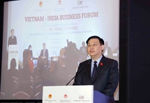 Chủ tịch Quốc hội Vương Đình Huệ dự Diễn đàn doanh nghiệp Việt Nam - Ấn Độ