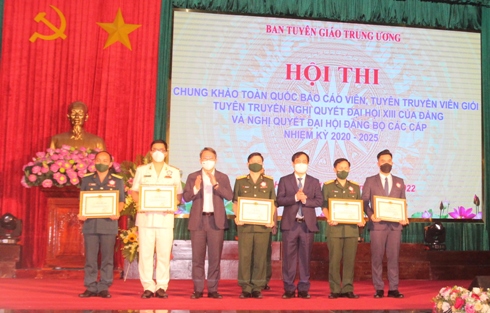Bế mạc Hội thi báo cáo viên, tuyên truyền viên giỏi toàn quốc