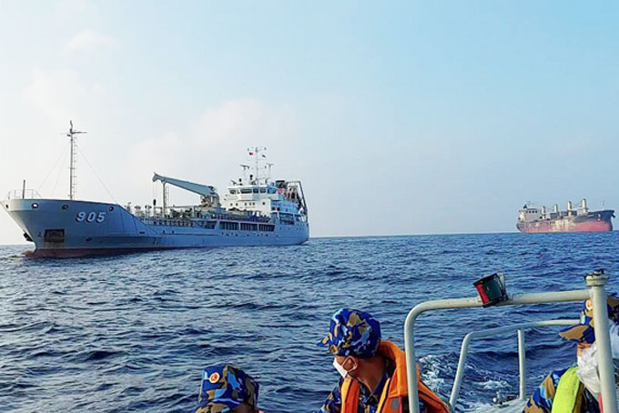Tàu 905, Lữ đoàn 955 cứu hộ tàu Pacific 07