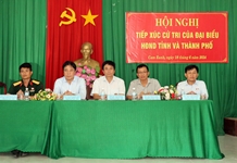 Đại biểu HĐND tỉnh Khánh Hòa tiếp xúc cử tri tại các địa phương