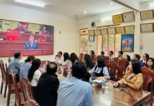 Ban Tuyên giáo và Dân vận Tỉnh ủy tổ chức xem truyền hình trực tiếp Lễ khai mạc Đại hội đại biểu toàn quốc lần thứ XIV của Đảng