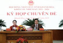 Kỳ họp chuyên đề HĐND tỉnh Khánh Hòa khóa VII: Thông qua 8 nghị quyết về sắp xếp, tinh gọn các cơ quan chuyên môn của tỉnh