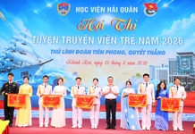 Học viện Hải quân: Hội thi tuyên truyền viên trẻ năm 2026