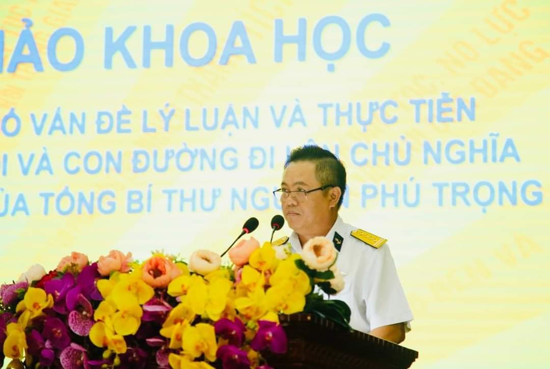 Học viện Hải quân tổ chức Hội thảo khoa học về tác phẩm “Một số vấn đề lý luận và thực tiễn về chủ nghĩa xã hội và con đường đi lên chủ nghĩa xã hội ở Việt Nam” của Tổng Bí thư Nguyễn Phú Trọng