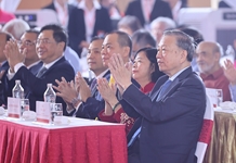 Tổng Bí thư Tô Lâm dự lễ khánh thành, khởi công đồng loạt 250 công trình, dự án