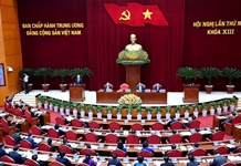 Ngày làm việc thứ nhất của Hội nghị Trung ương 10 khóa XIII