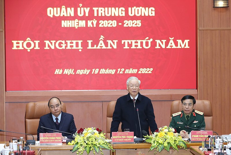 Tổng Bí thư Nguyễn Phú Trọng: Quyết liệt điều chỉnh lực lượng quân đội tinh, gọn, mạnh