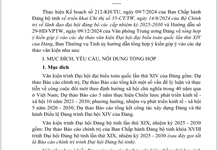 Khánh Hòa: Ban Thường vụ Tỉnh ủy hướng dẫn tổng hợp ý kiến góp ý vào các dự thảo văn kiện Đại hội đại biểu toàn quốc lần thứ XIV của Đảng và Đại hội đại biểu Đảng bộ tỉnh lần thứ XIX