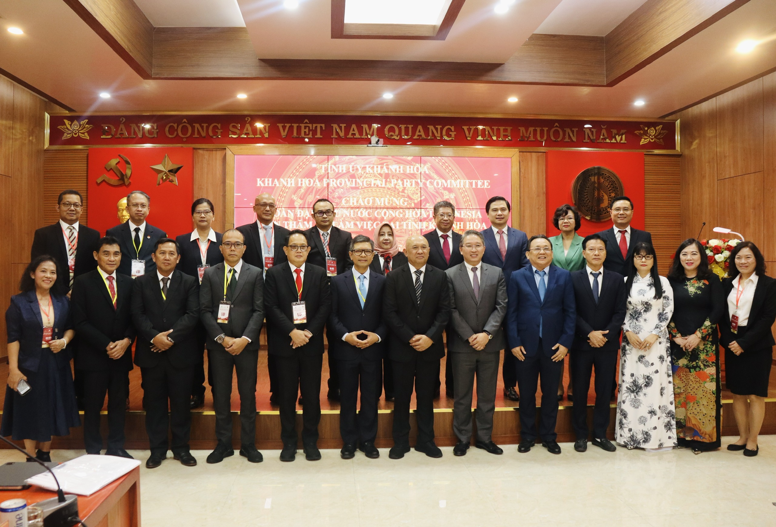 Bí thư Tỉnh ủy Nguyễn Hải Ninh tiếp Đoàn đại biểu Indonesia