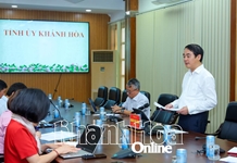 Bí thư Tỉnh ủy Nghiêm Xuân Thành: Nhận thức và ý thức thực hiện phần mềm KPI được thể hiện khá tích cực