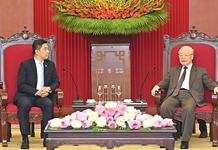Tổng Bí thư đánh giá cao thành tựu hợp tác Việt Nam-Singapore