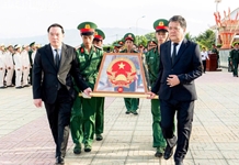 Tổ chức Lễ viếng, truy điệu và an táng 8 hài cốt liệt sĩ tại Nghĩa trang liệt sĩ Ninh Thuận