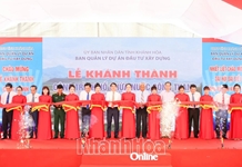 Khánh thành công trình hồ chứa nước Sông Than