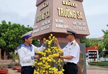 Xuân về trên đảo Trường Sa