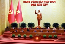 Thông cáo báo chí về ngày làm việc thứ hai Đại hội đại biểu toàn quốc lần thứ XIV của Đảng