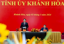 Thông báo kết luận của Chủ tịch Quốc hội Vương Đình Huệ tại cuộc làm việc với Ban Thường vụ Tỉnh ủy Khánh Hòa