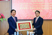 Bí thư Tỉnh ủy Nghiêm Xuân Thành tiếp lãnh đạo TP. Ulsan, Hàn Quốc