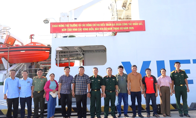 Tỉnh Khánh Hòa tham gia khảo sát, nắm tình hình các vùng biển, đảo ven bờ năm 2026