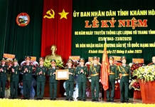 Lễ kỷ niệm 80 năm Ngày truyền thống Lực lượng vũ trang tỉnh và đón nhận Huân chương Bảo vệ Tổ quốc hạng Nhất