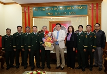 Phó Bí thư Thường trực Tỉnh ủy Nguyễn Khắc Toàn thăm, chúc Tết Bộ Chỉ huy Bộ đội Biên phòng tỉnh