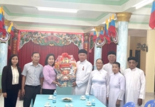 Lãnh đạo Ban Tuyên giáo và Dân vận Tỉnh ủy thăm, chúc mừng các cơ sở, chức sắc tôn giáo và người có uy tín trong đồng bào dân tộc thiểu số trên địa bàn tỉnh nhân dịp Tết Nguyên đán Bính Ngọ năm 2026