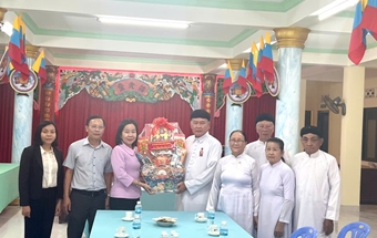 Lãnh đạo Ban Tuyên giáo và Dân vận Tỉnh ủy thăm, chúc mừng các cơ sở, chức sắc tôn giáo và người có uy tín trong đồng bào dân tộc thiểu số trên địa bàn tỉnh nhân dịp Tết Nguyên đán Bính Ngọ năm 2026