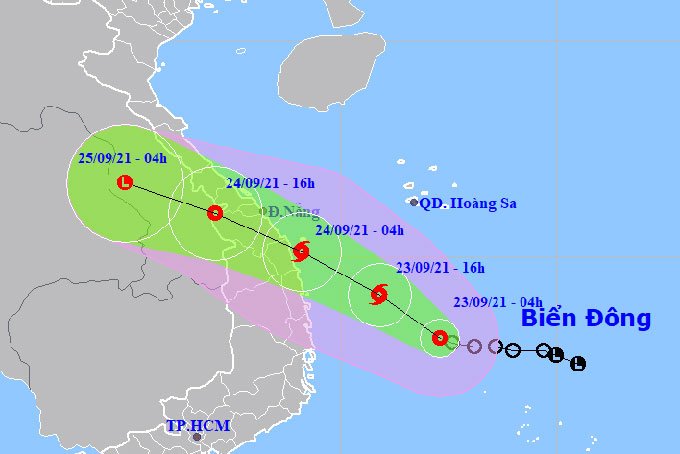 Áp thấp nhiệt đới gây sóng lớn ở vùng biển Khánh Hòa