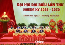 Phiên bế mạc Đại hội đại biểu Đảng bộ tỉnh Khánh Hòa lần thứ I, nhiệm kỳ 2025 - 2030