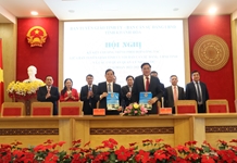 Hội nghị ký kết Chương trình phối hợp giữa Ban Tuyên giáo Tỉnh ủy với Ban Cán sự đảng UBND tỉnh và các cơ quan quản lý nhà nước giai đoạn 2022 - 2025