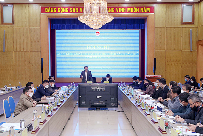 Bộ Kế hoạch và Đầu tư: Lấy ý kiến các bộ, ngành về cơ chế, chính sách đặc thù cho Khánh Hòa