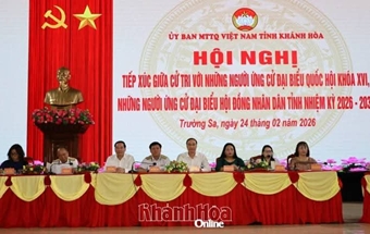 Hội nghị tiếp xúc cử tri với những người ứng cử đại biểu Quốc hội khoá XVI và đại biểu HĐND tỉnh nhiệm kỳ 2026 - 2031