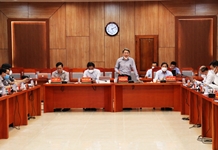 Họp nghe báo cáo tiến độ thực hiện quy hoạch tỉnh