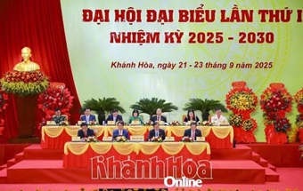Thông cáo báo chí Phiên bế mạc Đại hội đại biểu Đảng bộ tỉnh Khánh Hòa lần thứ I, nhiệm kỳ 2025 - 2030