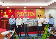 Lãnh đạo tỉnh Khánh Hòa thăm và làm việc tại tỉnh Bình Dương
