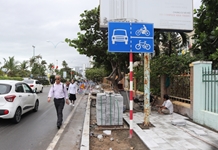 Hoàn thành nâng cấp vỉa hè đường Trần Phú trước Tết Giáp Thìn 2024