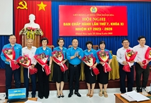 Liên đoàn Lao động tỉnh Khánh Hòa tổ chức Hội nghị Ban Chấp hành lần thứ Bảy (khóa XI), nhiệm kỳ 2023-2028
