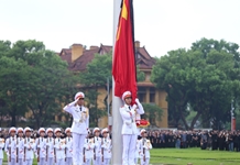 Lễ thượng cờ rủ Quốc tang Tổng Bí thư Nguyễn Phú Trọng