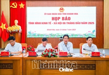 Họp báo kinh tế - xã hội 6 tháng đầu năm 2025