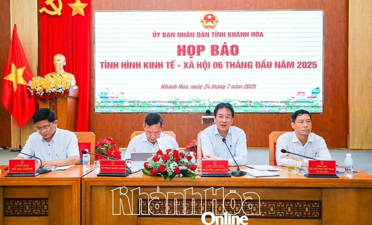 Họp báo kinh tế - xã hội 6 tháng đầu năm 2025