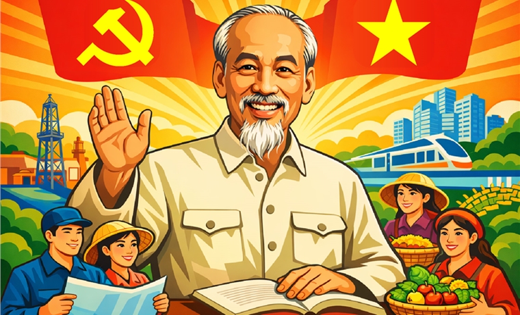 Chủ tịch Hồ Chí Minh, lãnh tụ thiên tài của cách mạng Việt Nam - tấm gương tiêu biểu, mẫu mực nhất về tinh thần dám nghĩ, dám làm, dám đổi mới, sáng tạo vì sự nghiệp xây dựng và bảo vệ Tổ quốc