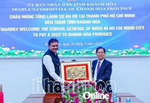 Chủ tịch UBND tỉnh Nguyễn Tấn Tuân tiếp Tổng Lãnh sự Ấn Độ tại TP. Hồ Chí Minh