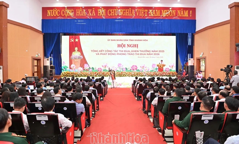 UBND tỉnh Khánh Hòa phát động phong trào thi đua năm 2026